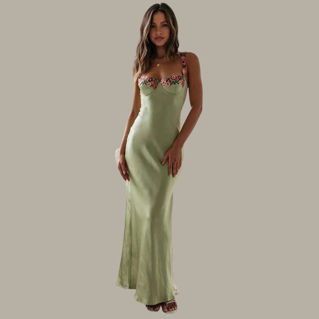 Lania | Elegantes Maxikleid Sommer Für Damen-6