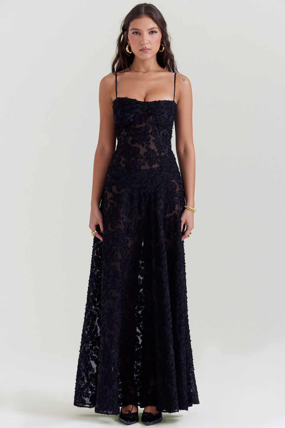 Variant image for Elvina | Elegantes Maxikleid Für Sommerhochzeiten Und Festliche Anlässe-11