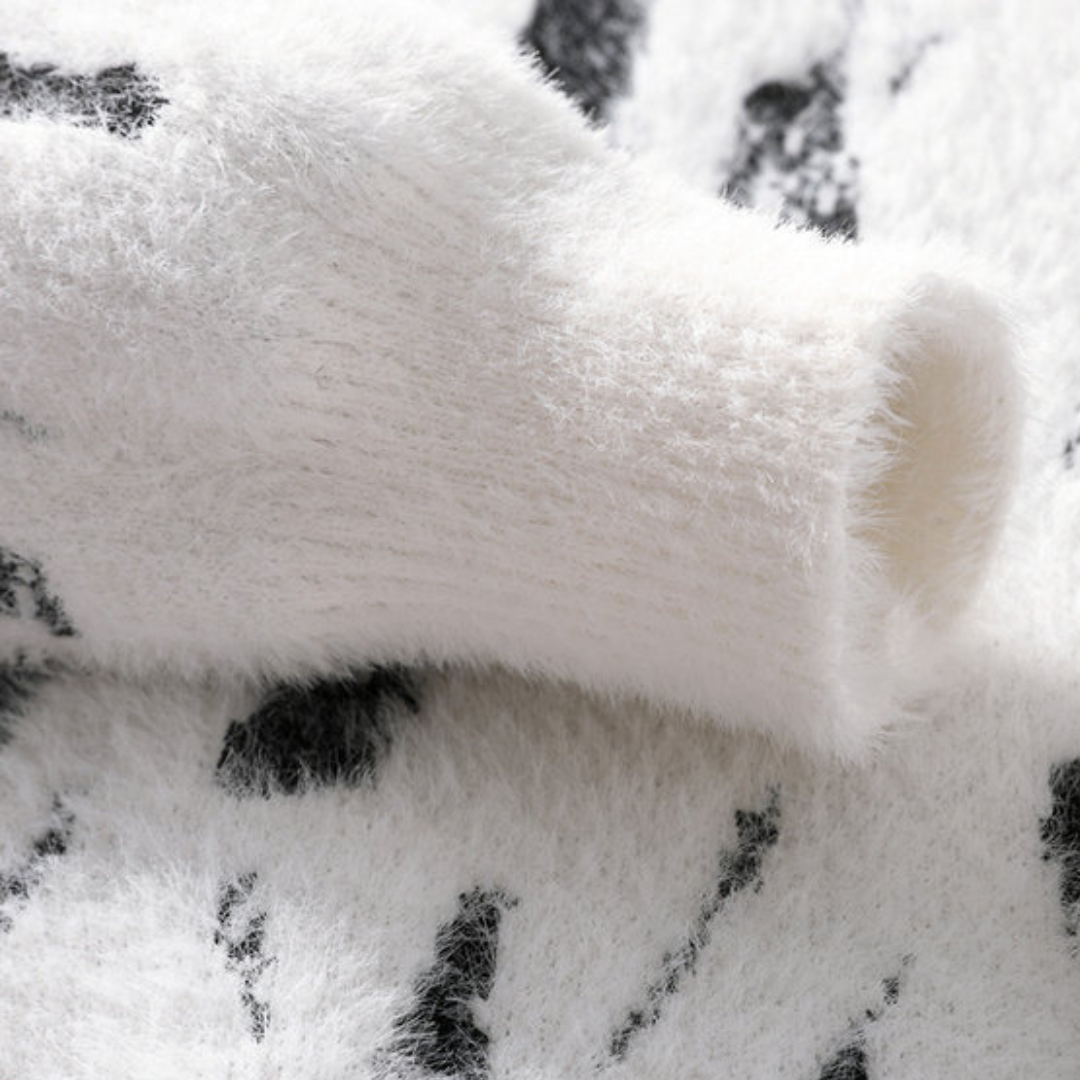 Loravelle | Men's Fuzzy Knit Sweater Hause Lune