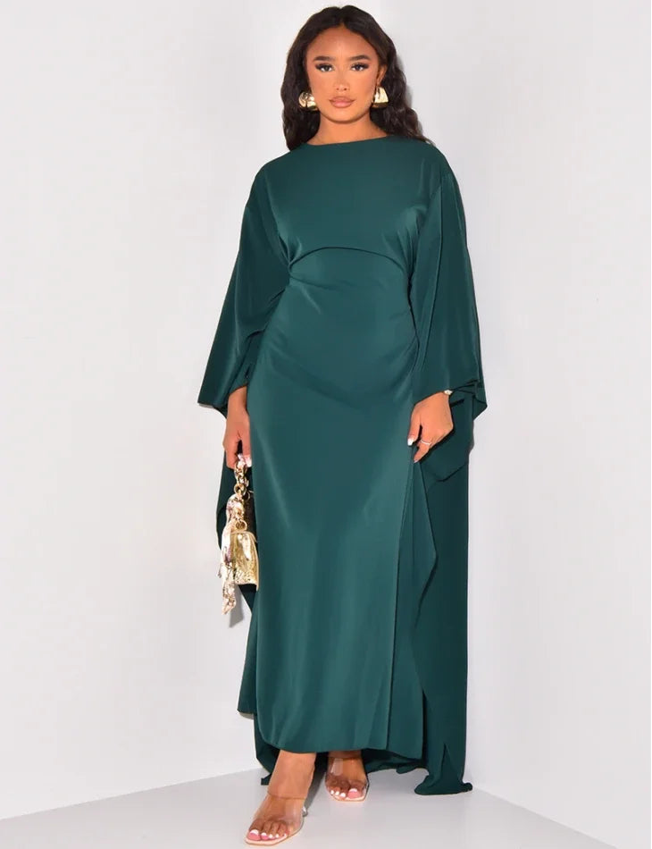 Annelore | Stilvolle Satin Abaya Damen für Elegante Anlässe 9