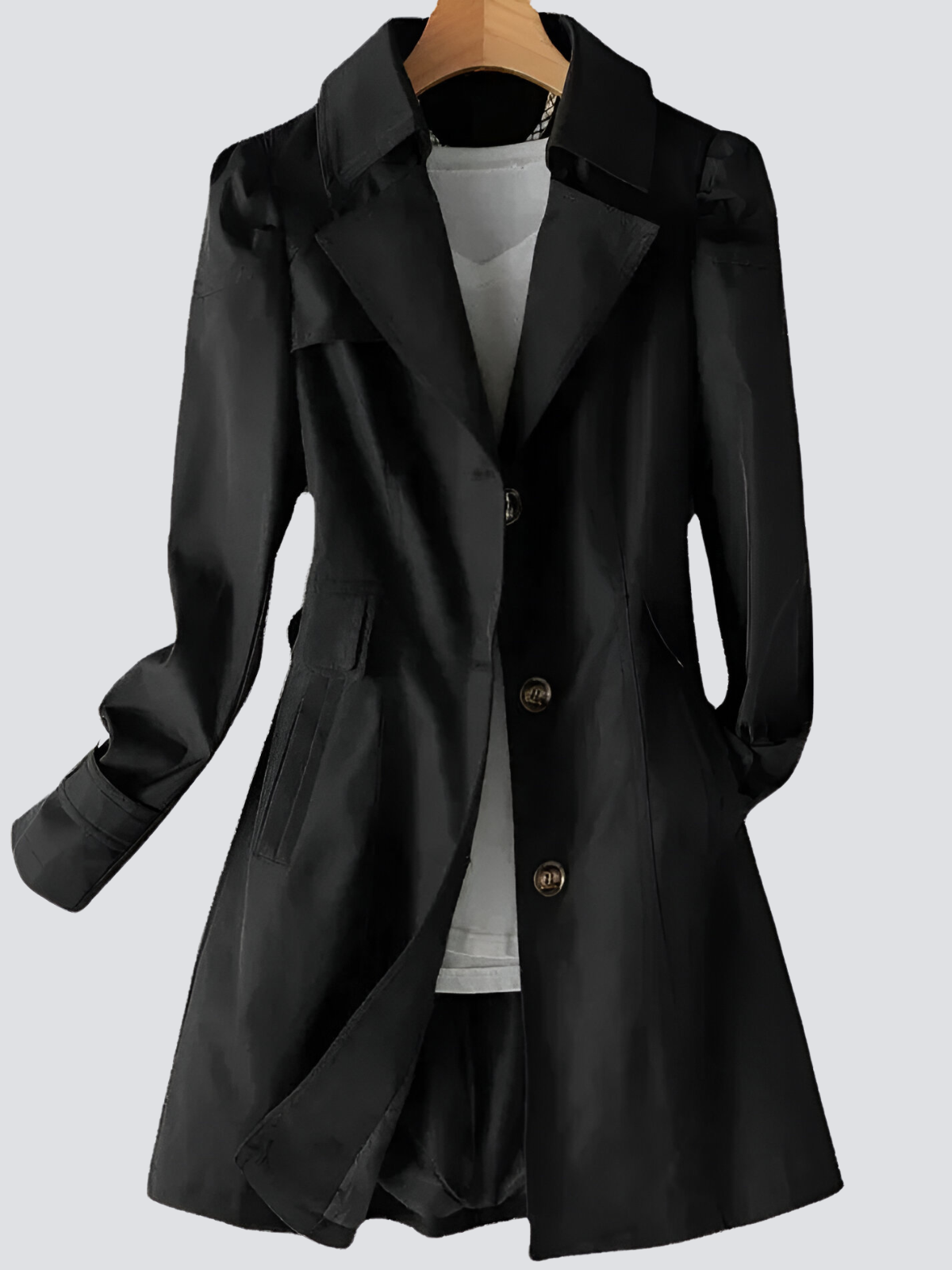 Bettina | Damen Trenchcoat Beige – Moderne Getailleerte Jacke für Elegante Silhouetten 5