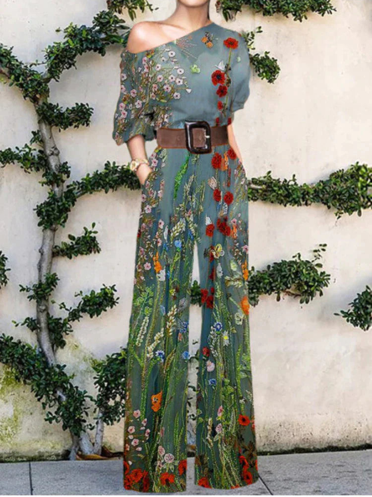 CHANINE Damen Jumpsuit – Leicht, Atmungsaktiv, Elegante Passform 2
