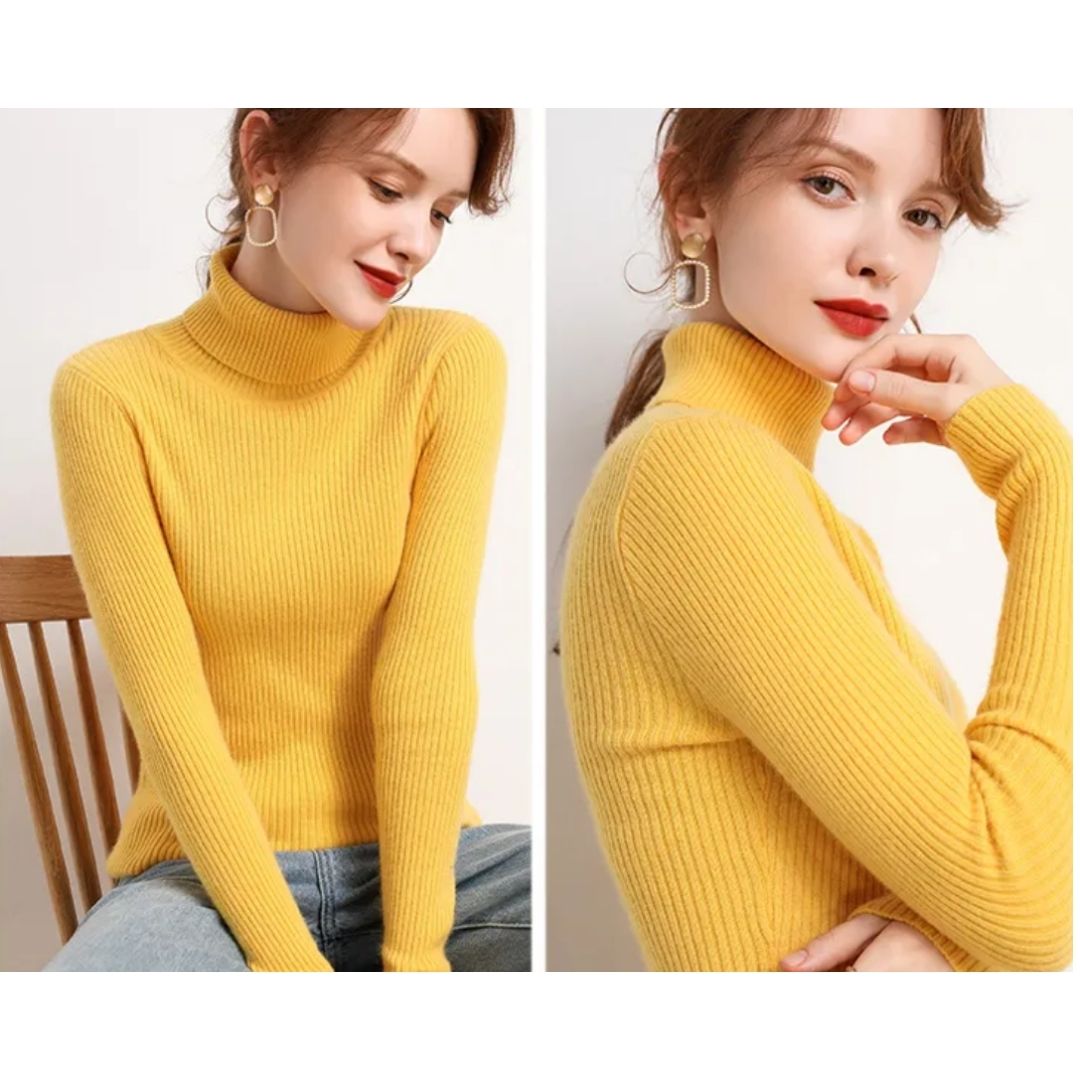 Charlotte Damen Pullover – Gerippter Baumwolle, Warm und Vielseitig 16