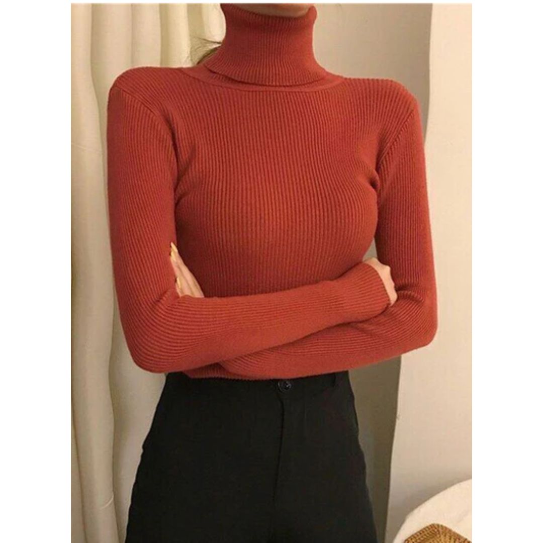 Charlotte Damen Pullover – Gerippter Baumwolle, Warm und Vielseitig 9