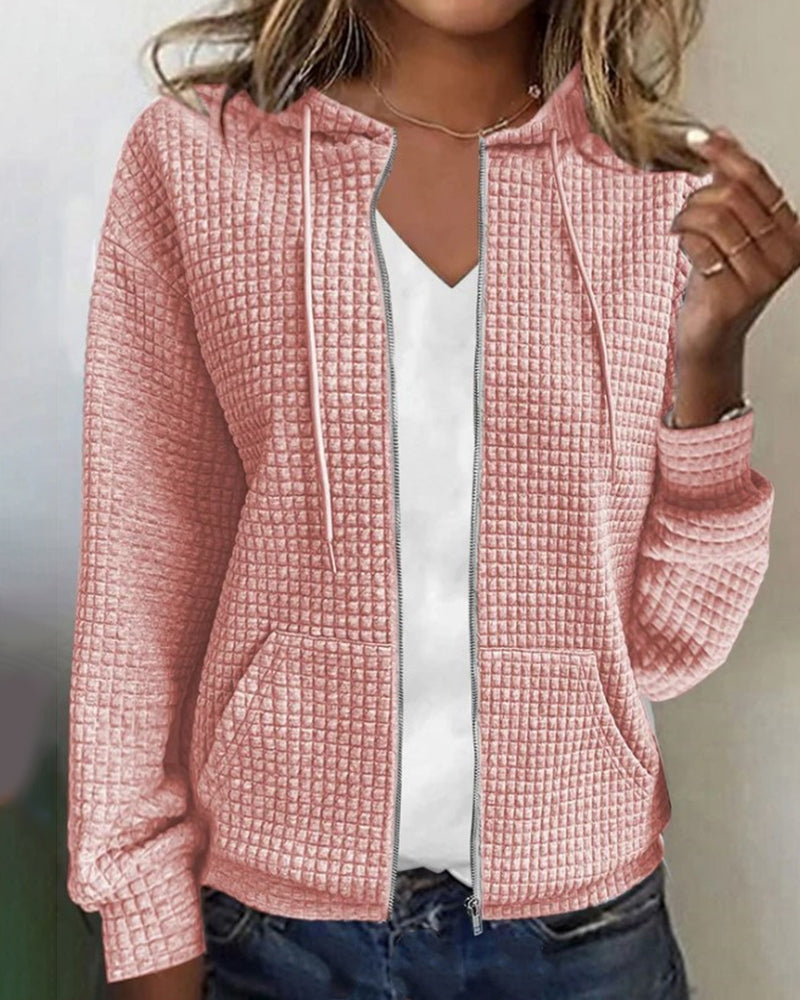 Damen Casual Vest – Bequeme Baumwolle mit Taschen und Kordelzügen 3