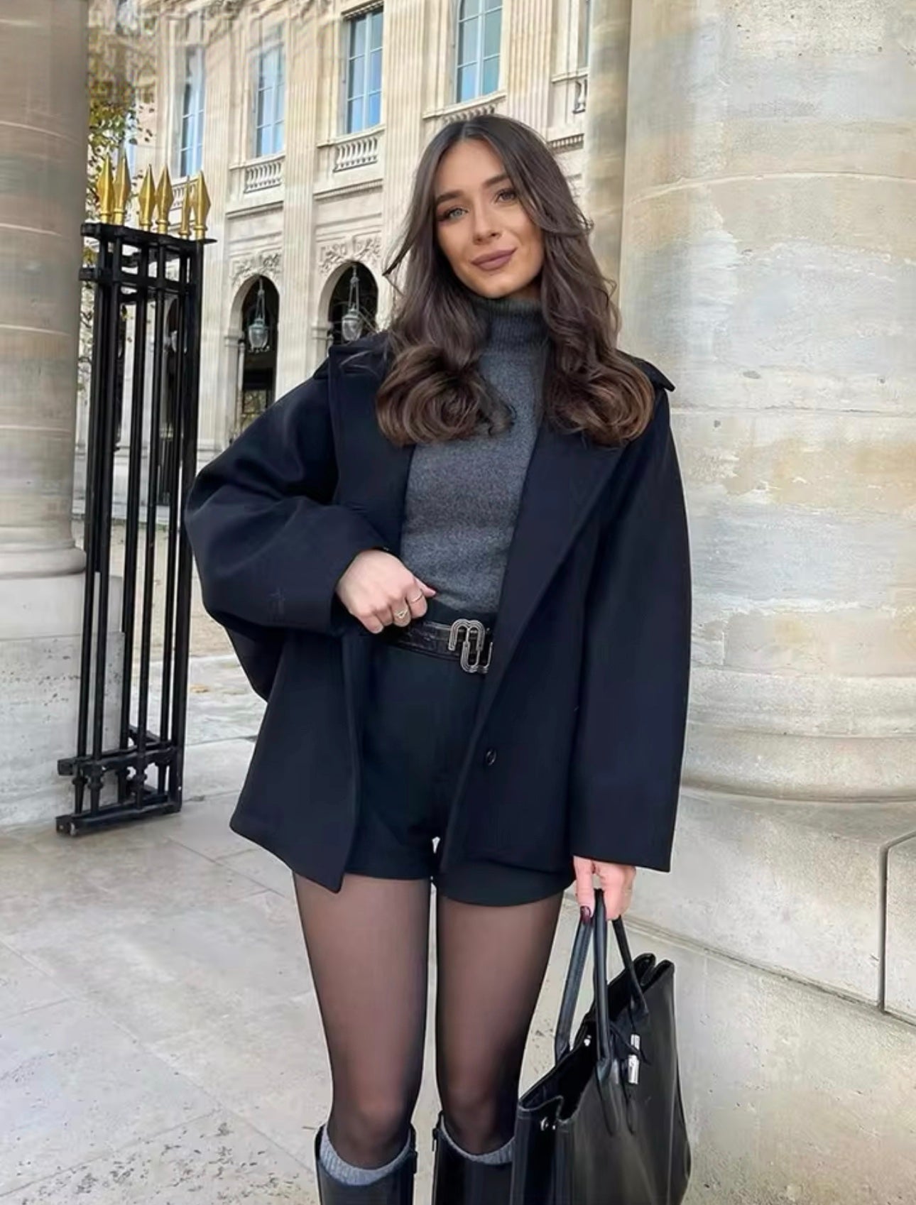 Damen Oversized Wolljacke – Eleganter Komfort für Herbst und Winter 1