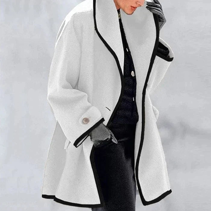 Damen Oversized Wollwinterjacke – Hochwertige Wollmischung, Elegant 6