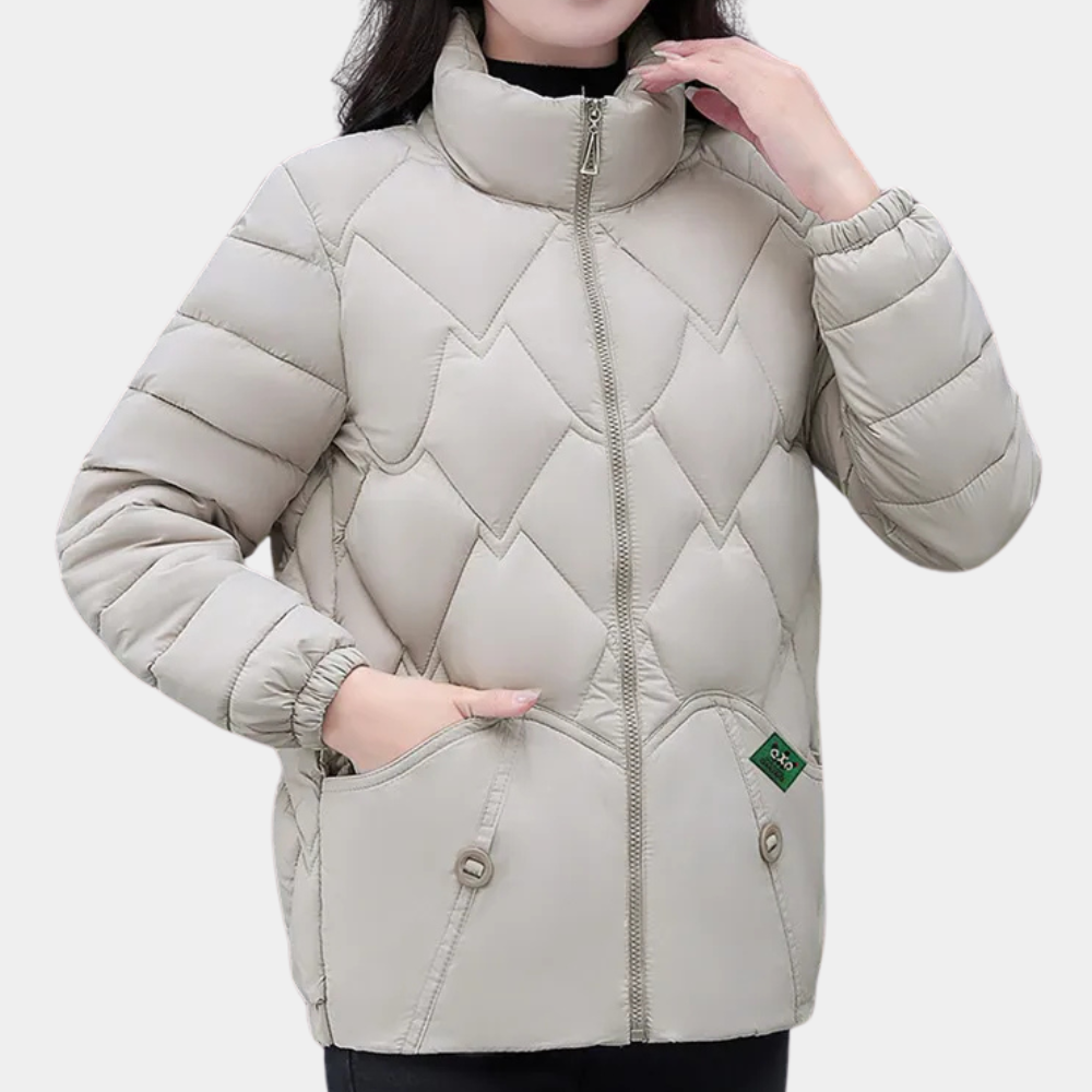 Damen Puffy Winterjacke – Warmes Polyester, Modisch 5