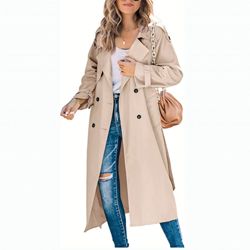 Damen Trenchcoat Jor Riset – Elegantes, tailliertes Design für jede Jahreszeit 3