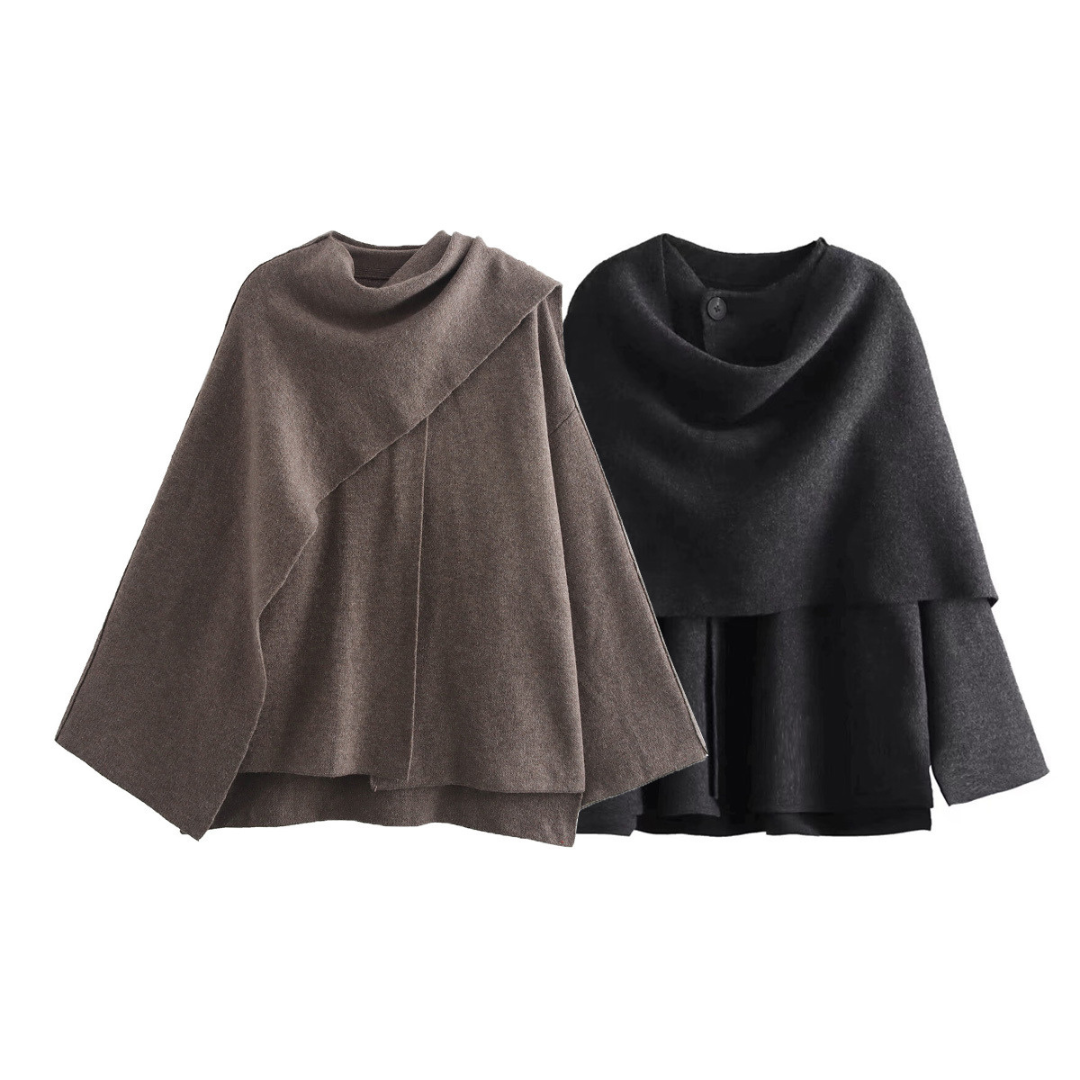 Elegante Damen-Cape-Jacke – Weiches Material, Vielseitig 5