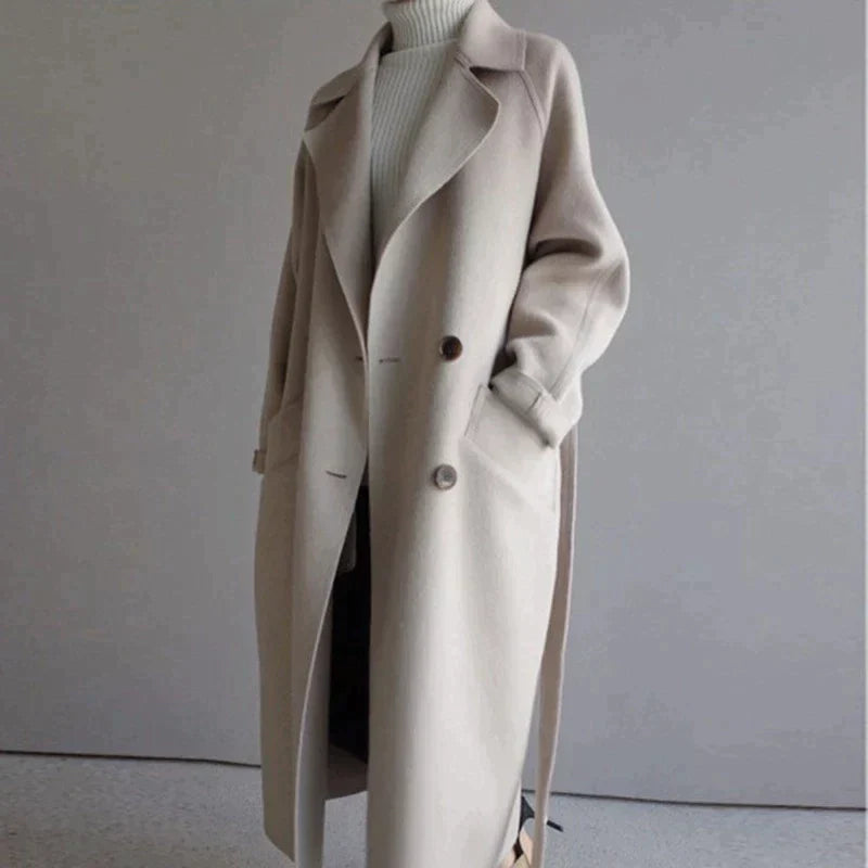 Elegante Damenjacke – Hochwertiges Material, Lange Winterjacke 0