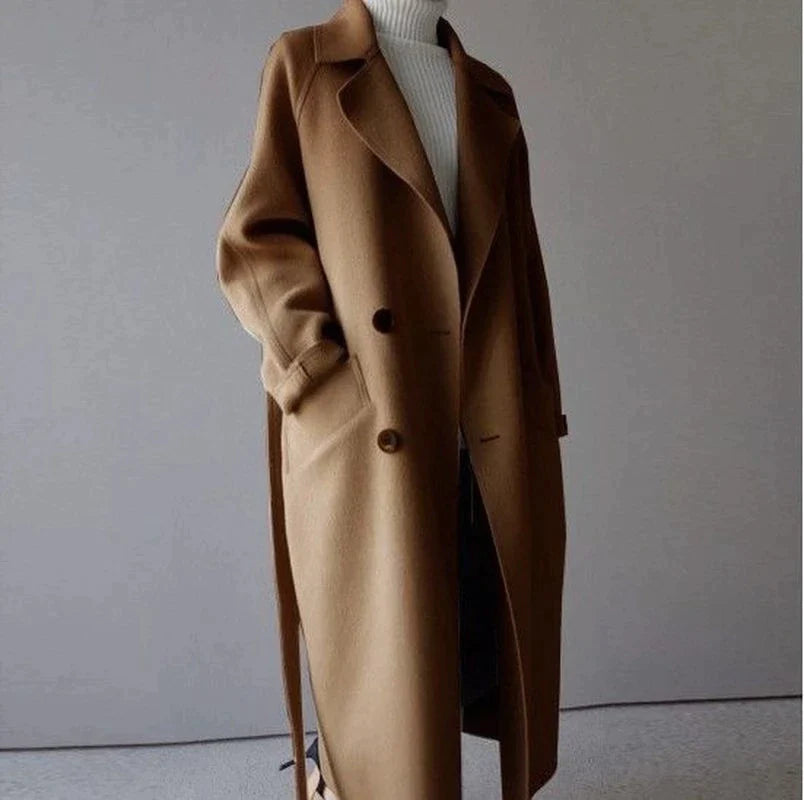 Elegante Damenjacke – Hochwertiges Material, Lange Winterjacke 3
