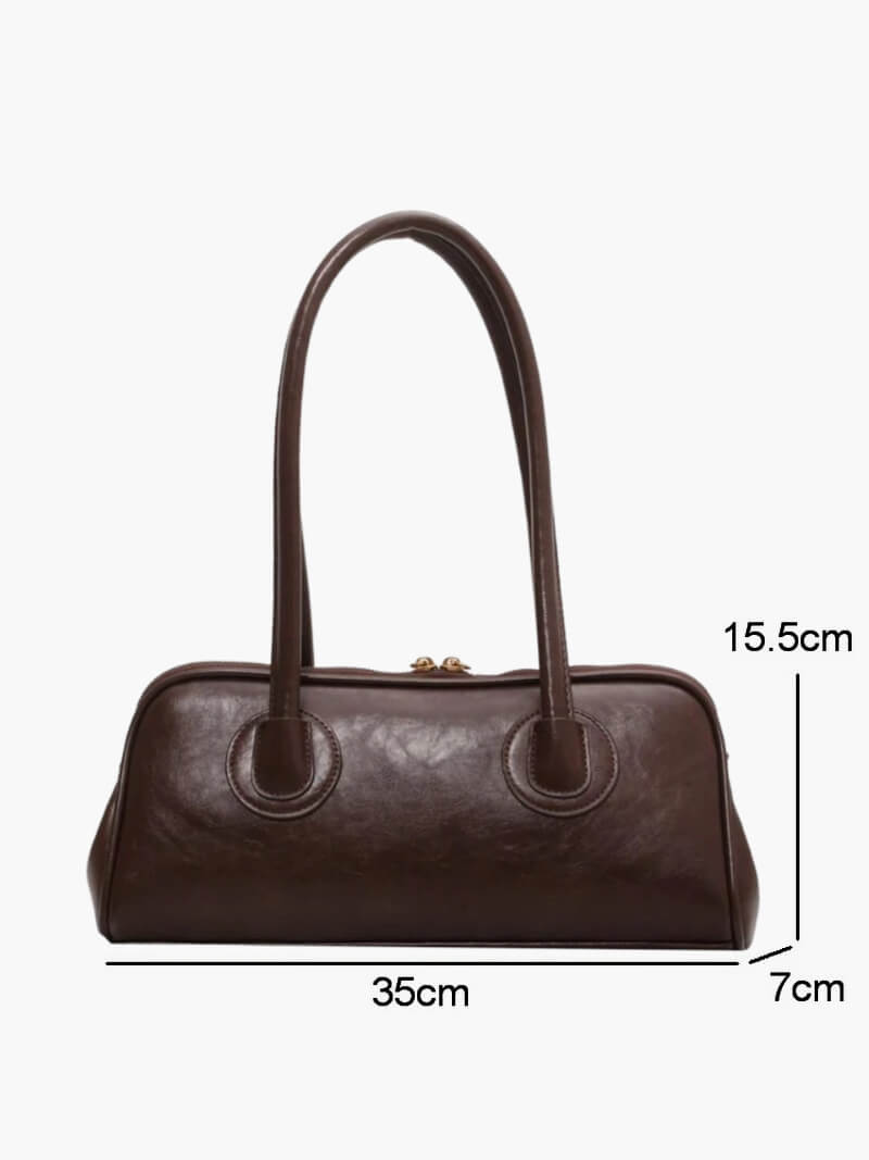 Elegante Handtasche aus PU-Leder mit langen Griffen – Klassisches Design für besondere Anlässe 6