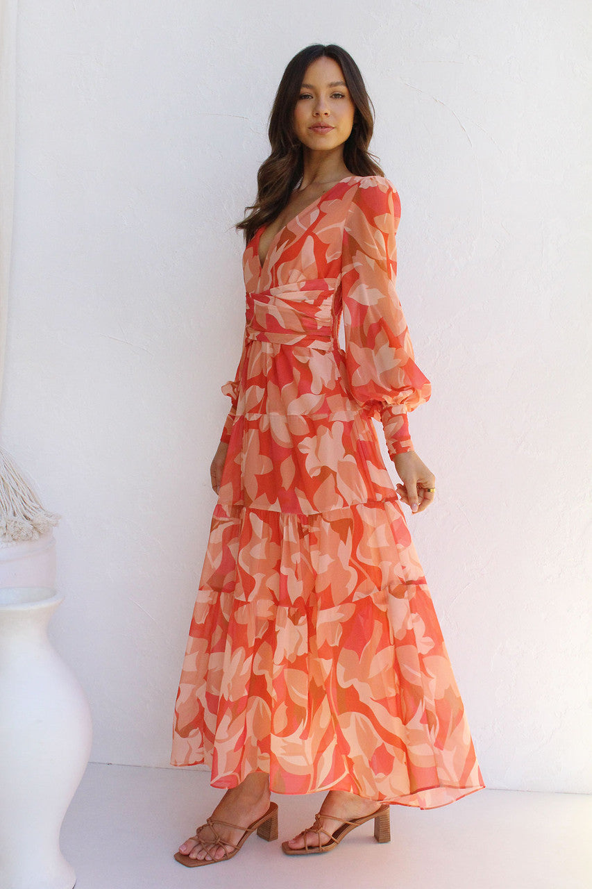 Estelle | Blumen Wickelkleid Damen für Sommer und Hochzeit 8