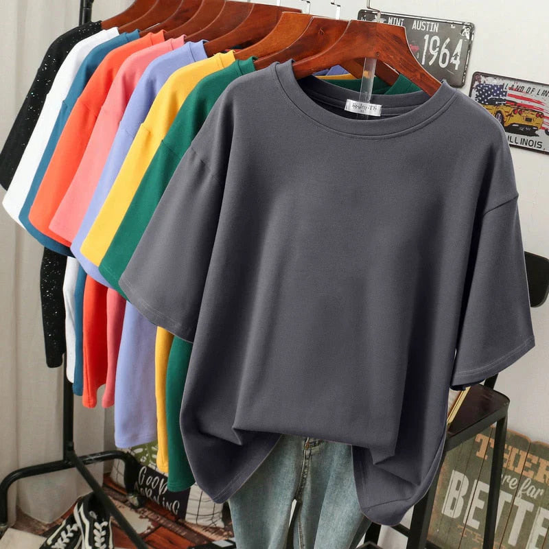 Frederikka Oversized T-Shirt Damen – Weiche Baumwollmischung, Lässig 5