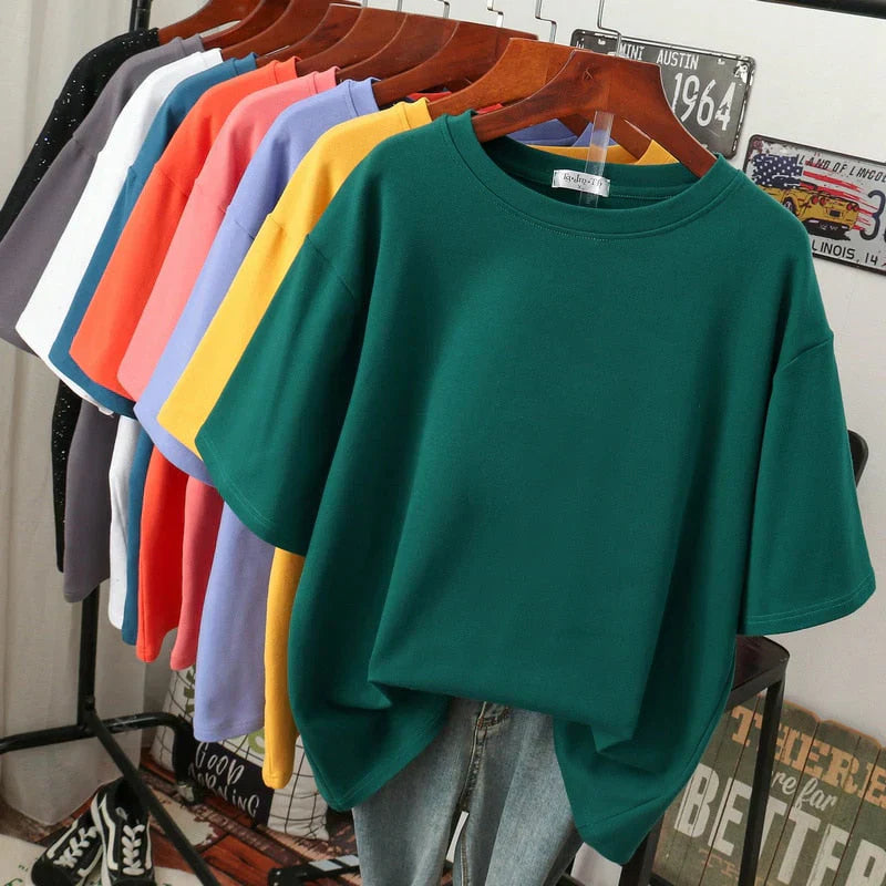 Frederikka Oversized T-Shirt Damen – Weiche Baumwollmischung, Lässig 6
