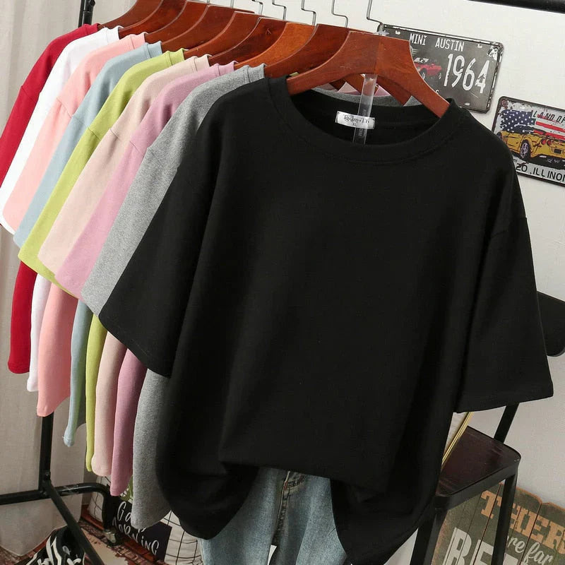 Frederikka Oversized T-Shirt Damen – Weiche Baumwollmischung, Lässig 7
