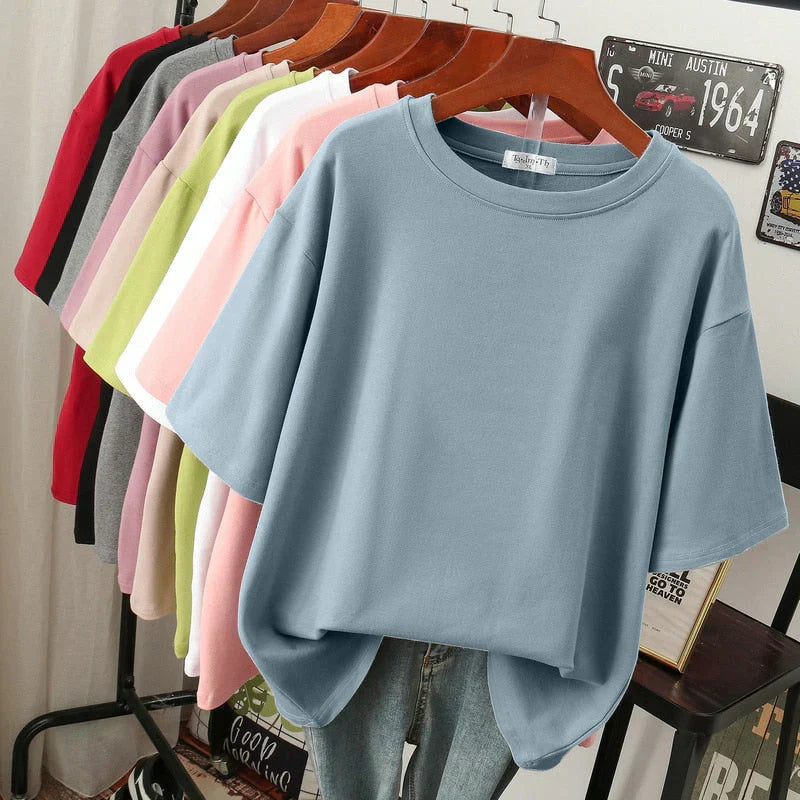 Frederikka Oversized T-Shirt Damen – Weiche Baumwollmischung, Lässig 8