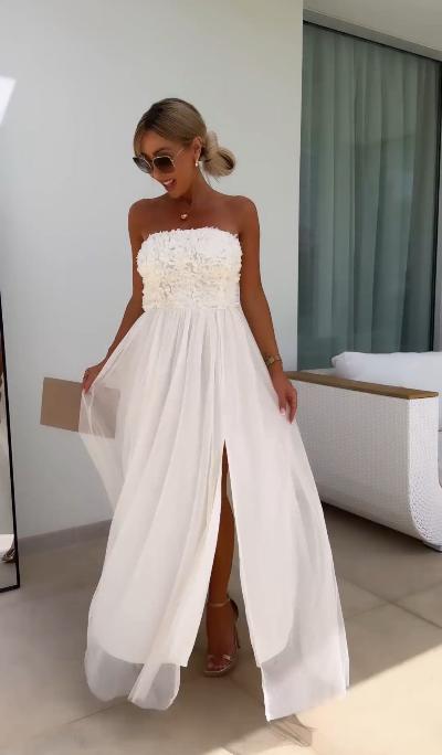 Variant image for Corie | Elegantes Langes Damenkleid Für Hochzeitsgast Und Festliche Anlässe-1