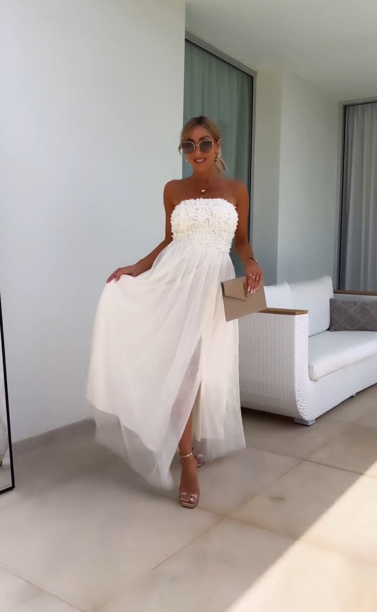 Corie | Elegantes Langes Damenkleid Für Hochzeitsgast Und Festliche Anlässe-4
