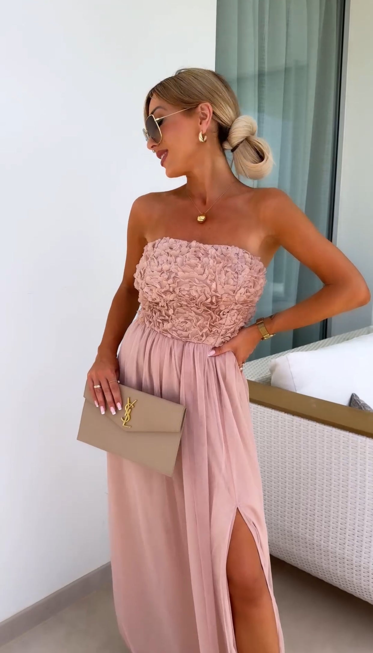 Corie | Elegantes Langes Damenkleid Für Hochzeitsgast Und Festliche Anlässe-3