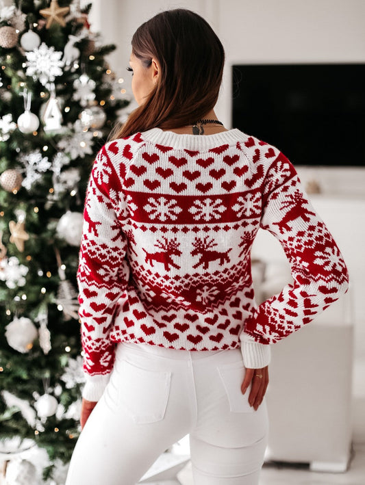 Zimowy Sweter Damski SnowFlake Hause Lune