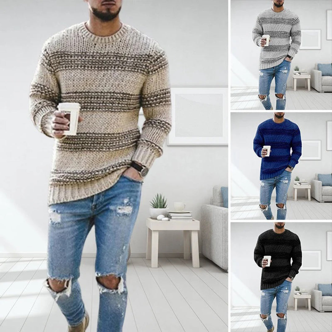 Herren Grobstrickpullover LANDYN – Norwegisches Design, Winterwarm 5