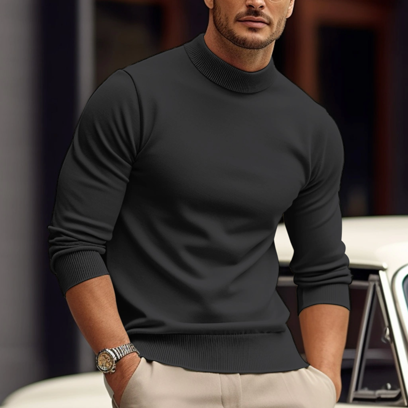 Herren | Bequemer Sweatshirt Für Lässige Anlässe In Verschiedenen Farben 4