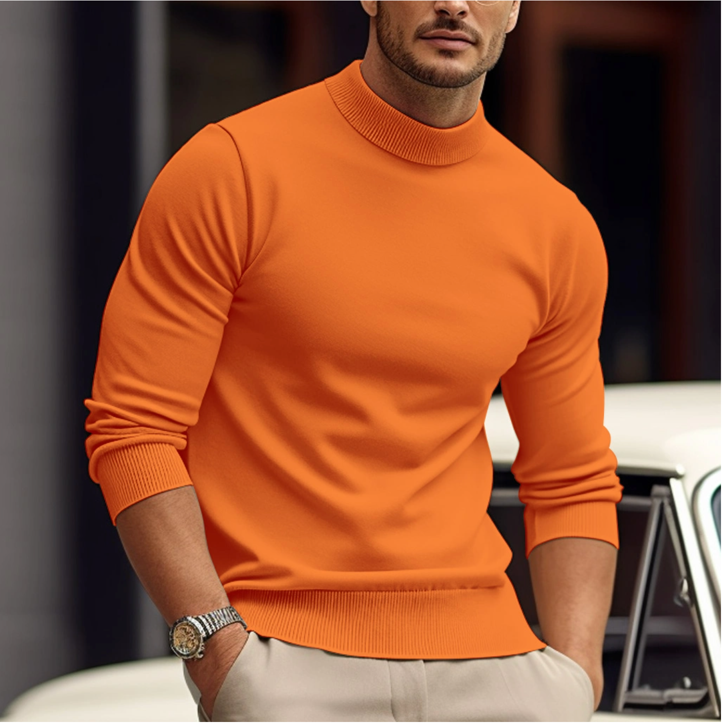 Herren | Bequemer Sweatshirt Für Lässige Anlässe In Verschiedenen Farben 5