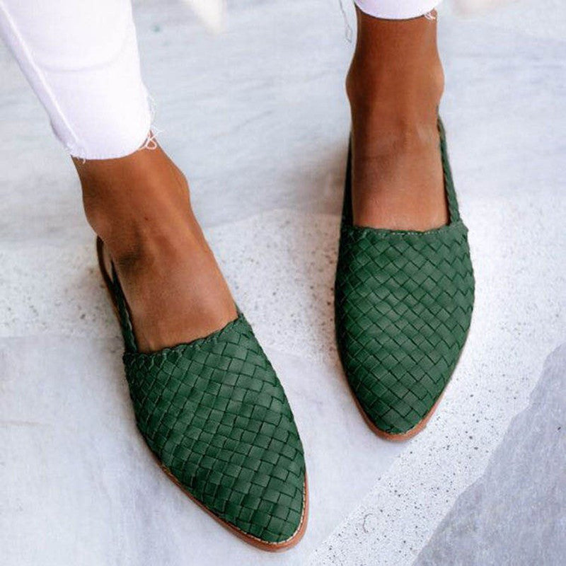 Jenica Slingback Ballerinas Damen – Geflochtenes Design, Bequem und Elegant 3