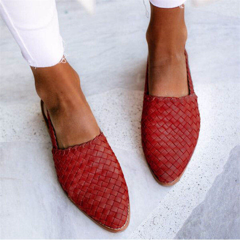 Jenica Slingback Ballerinas Damen – Geflochtenes Design, Bequem und Elegant 4