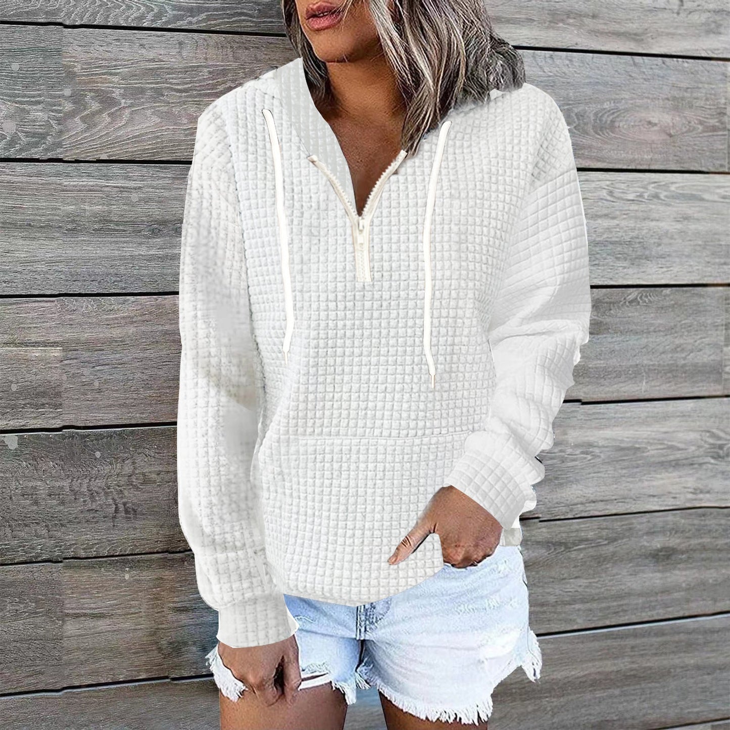 Kiki Relaxed Hoodie Damen – Weicher Baumwollmix, Bequem 2