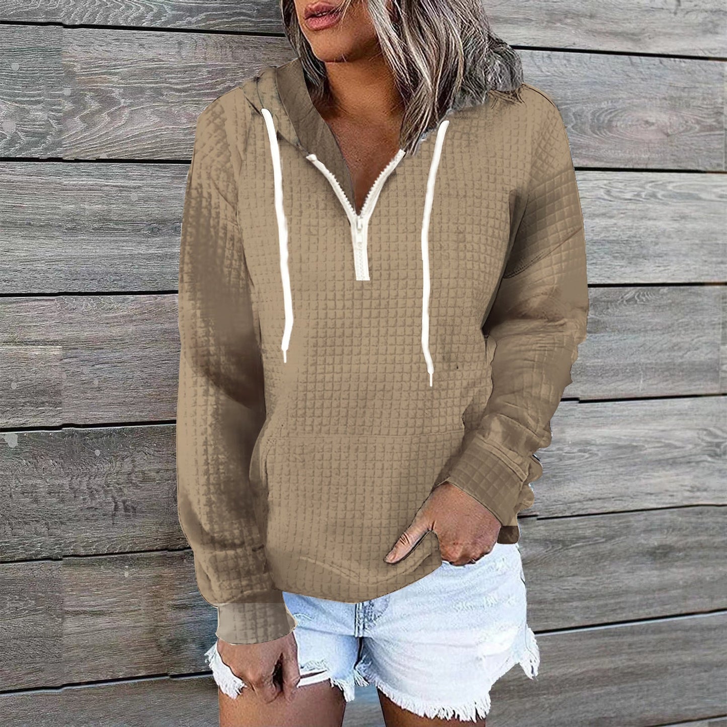 Kiki Relaxed Hoodie Damen – Weicher Baumwollmix, Bequem 3