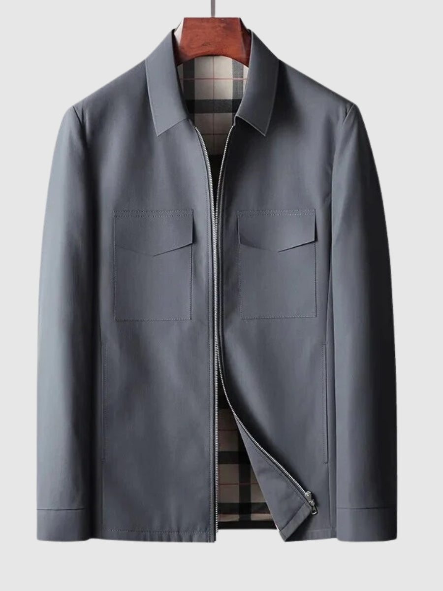 Klassische Flanelljacke für Herren – Luxuriöses Material, Getailleter Schnitt 1