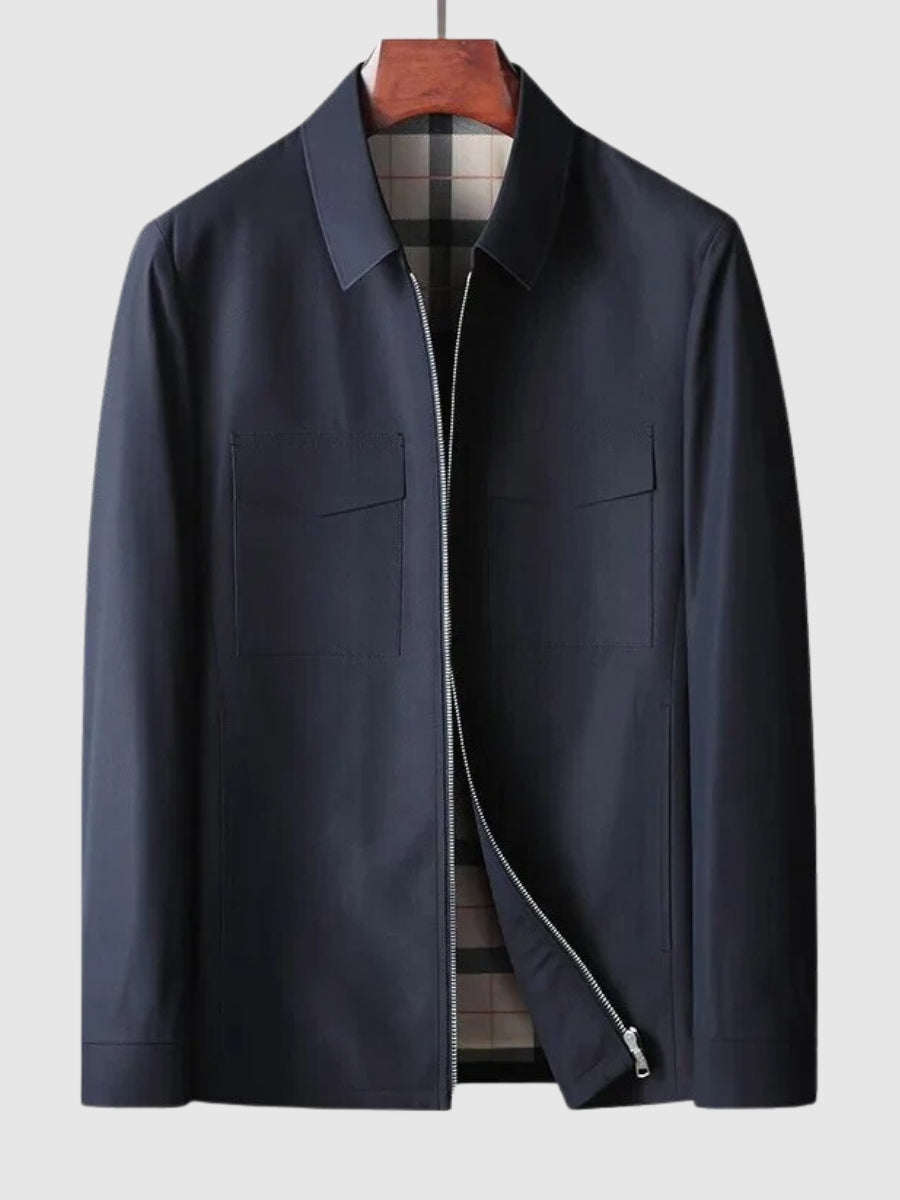 Klassische Flanelljacke für Herren – Luxuriöses Material, Getailleter Schnitt 2