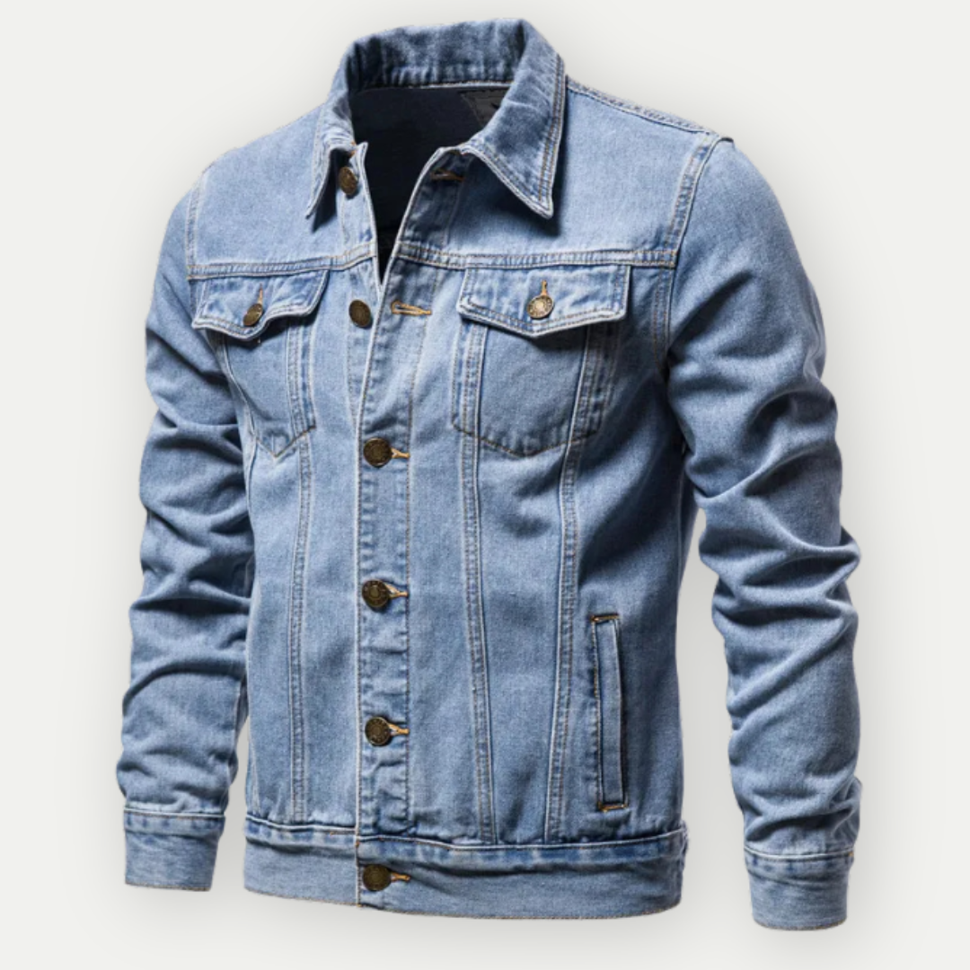 Lena | Denimjacke Für Herren – Zeitloser Truckerlook Mit Brusttaschen 3