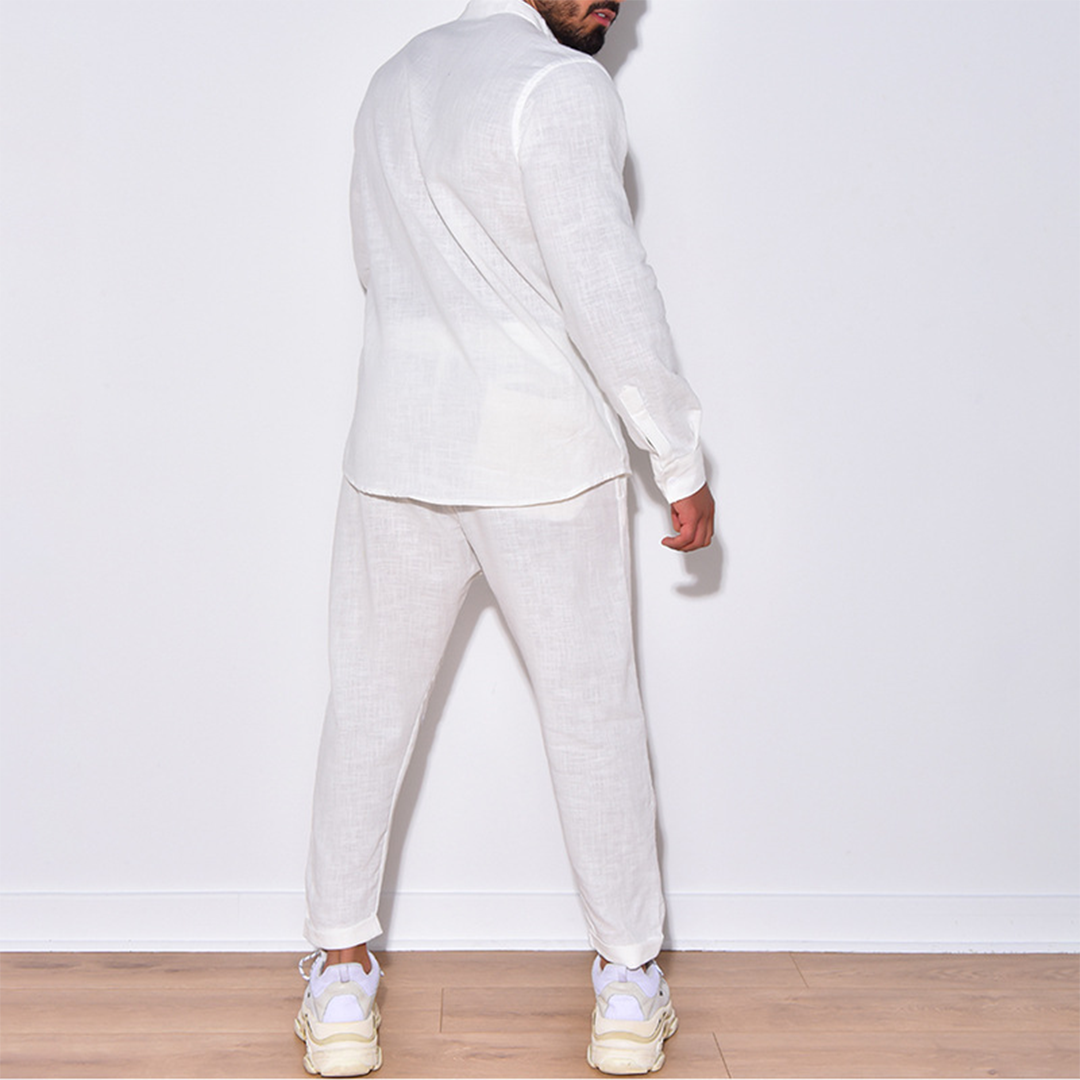 Leon | Herren Casual Sommeranzug - Eleganter Anzug für Formelle und Informelle Anlässe 1