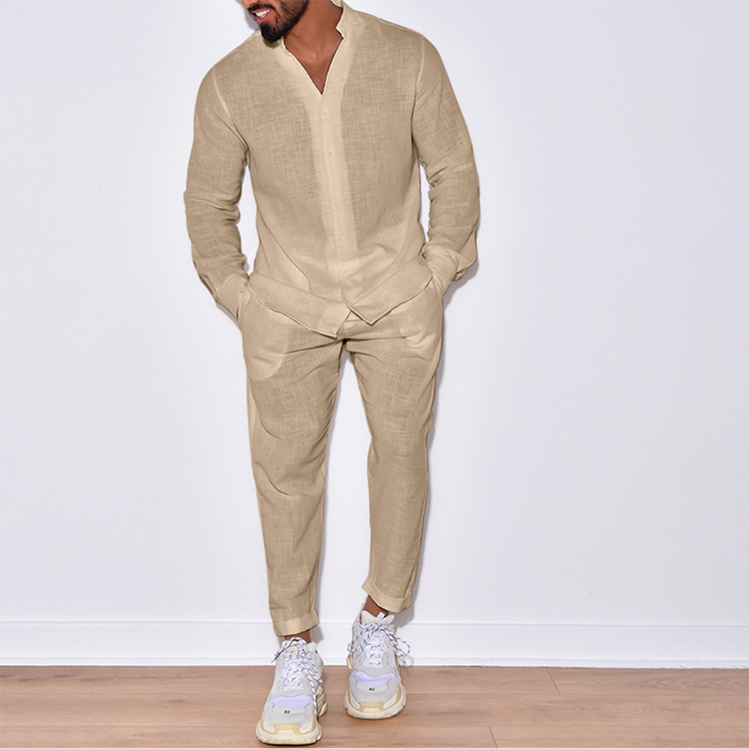 Leon | Herren Casual Sommeranzug - Eleganter Anzug für Formelle und Informelle Anlässe 3