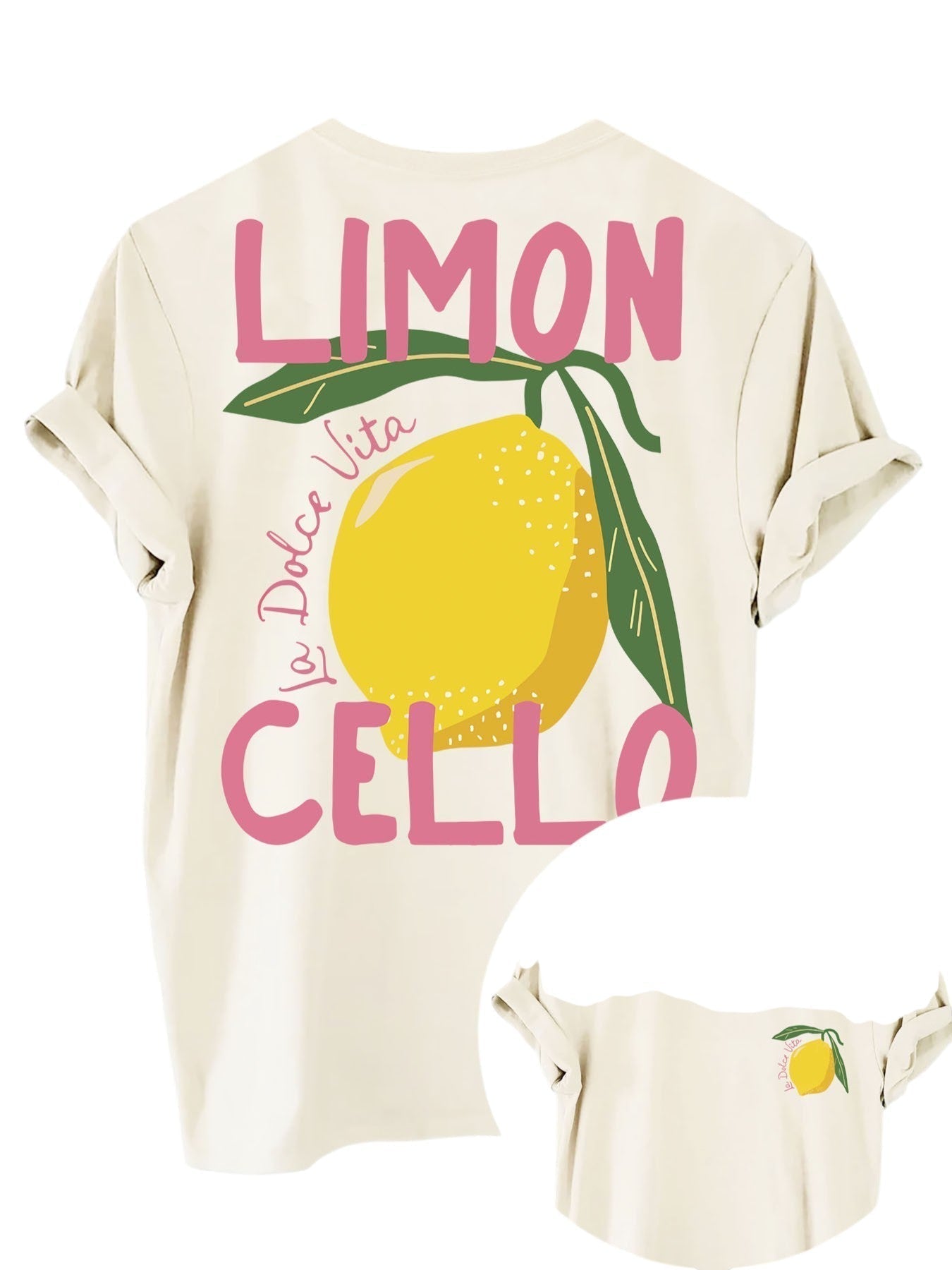 Limoncello | Trendiges Damen-Shirt mit Zitronenprint 2