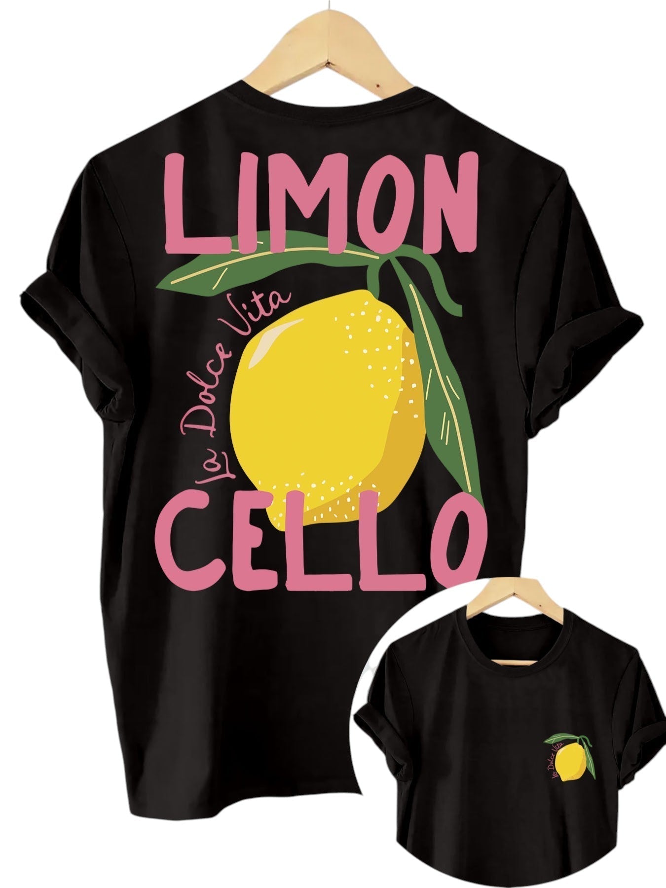 Limoncello | Trendiges Damen-Shirt mit Zitronenprint 5