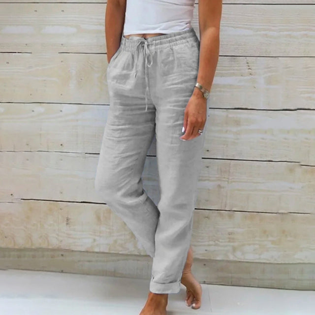 Linna Damen Sommerhose – Hochwertiges Leinen, Elegantes Design 1