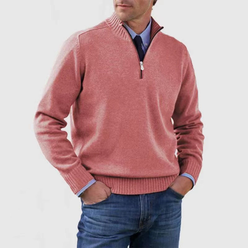Mariner | Gebreid Herrenpullover mit halbem Reißverschluss 13