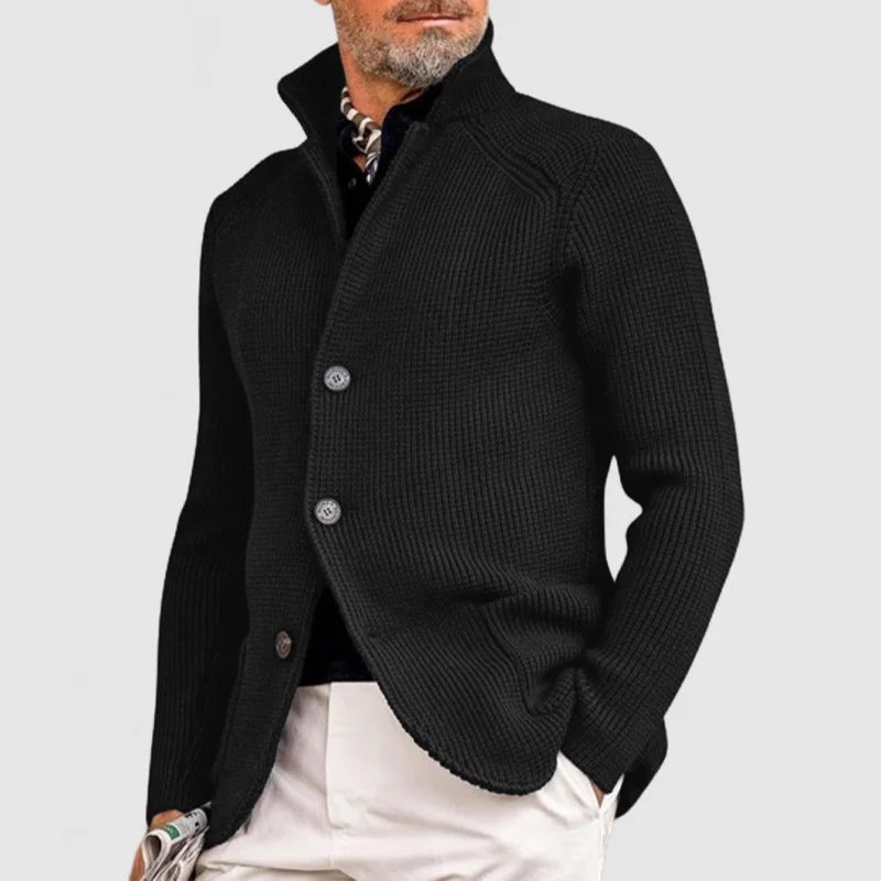 Maximilian | Stilvolles Warmes Strickvest Für Herren Mit Klassischem Knopfverschluss 2