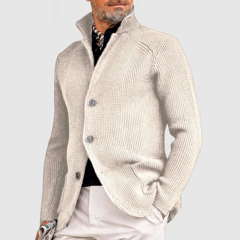 Maximilian | Stilvolles Warmes Strickvest Für Herren Mit Klassischem Knopfverschluss 3