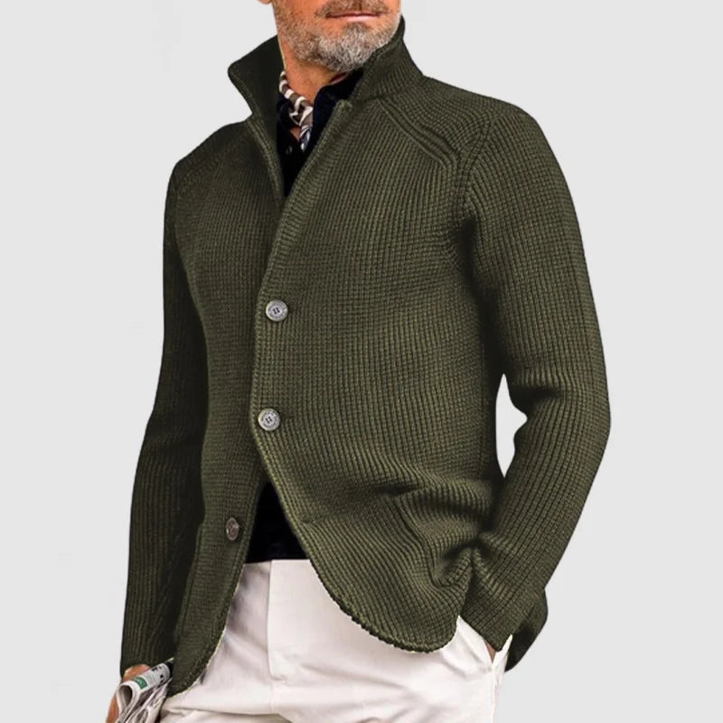 Maximilian | Stilvolles Warmes Strickvest Für Herren Mit Klassischem Knopfverschluss 6