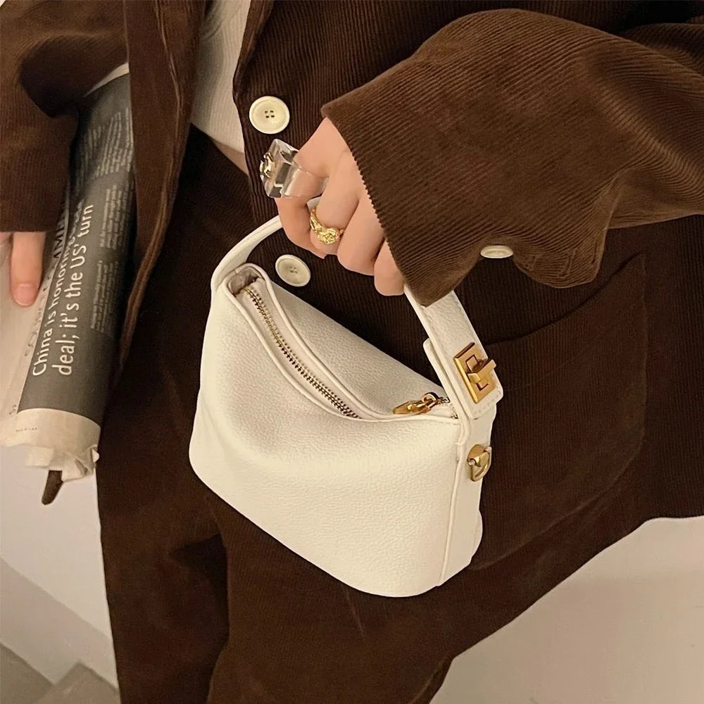 Minimalistische Schultertas aus PU-Leder – Elegant und kompakt für Alltag und Abend 5
