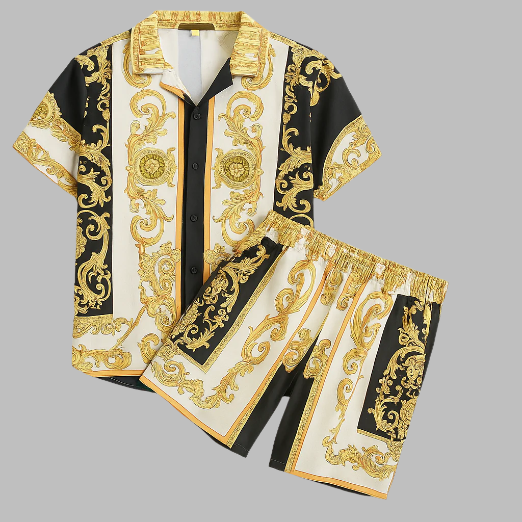 Norwin | Herren Zomerset Kurzarmshirt Mit Passender Kurzer Hose Für Den Sommer 0