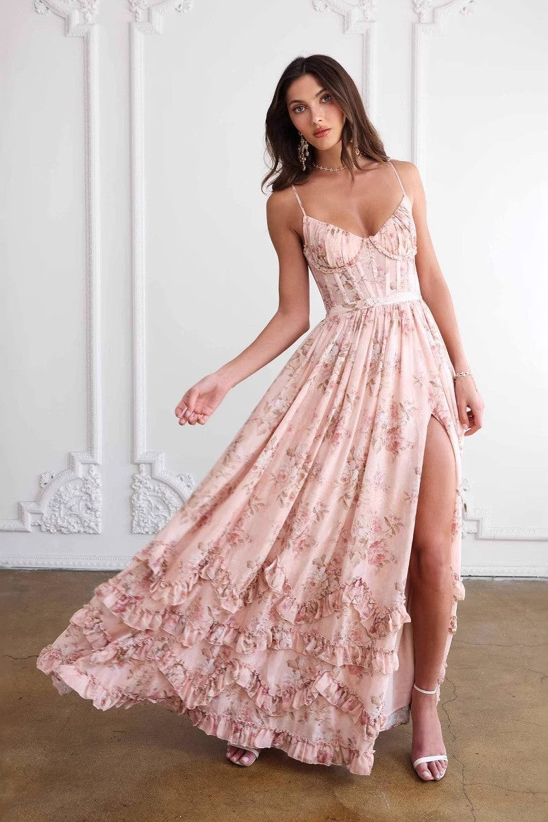 Beau | Elegantes Festliches Kleid für Damen mit Modernem Hohem Schlitz 3