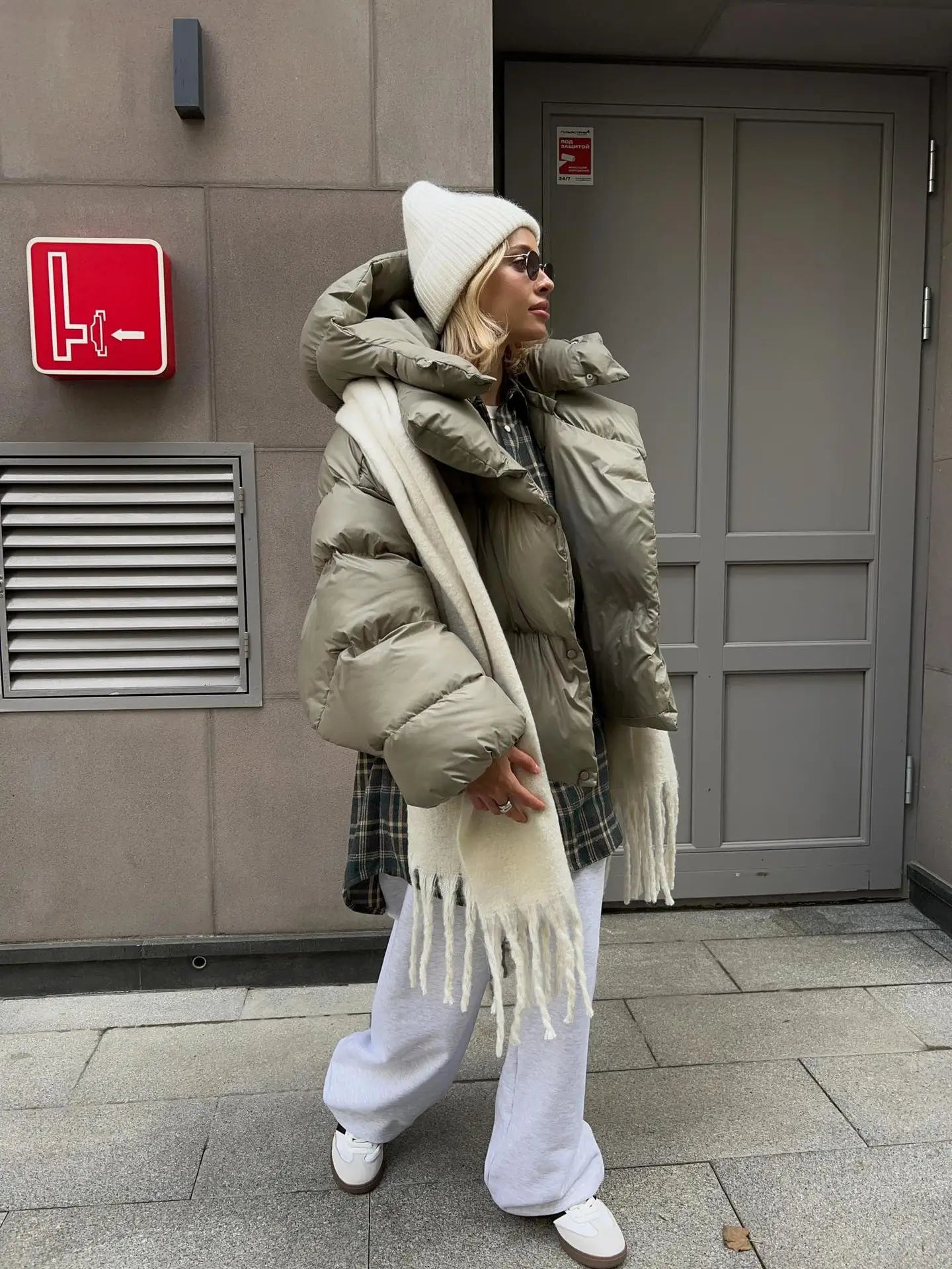 Oversized Bomberjacke für Damen – Wasserabweisend, Trendy 2