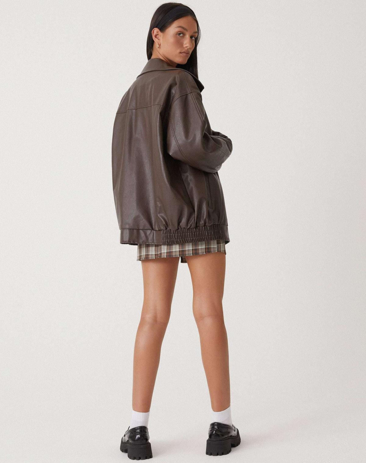 Oversized Leren Jack für Damen – Hochwertiges Leder, Vielseitig 3
